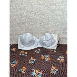 Vtg NWT Empire Intimates Strapless Pushup Pinup Boudoir Bra Removable Pad 34B